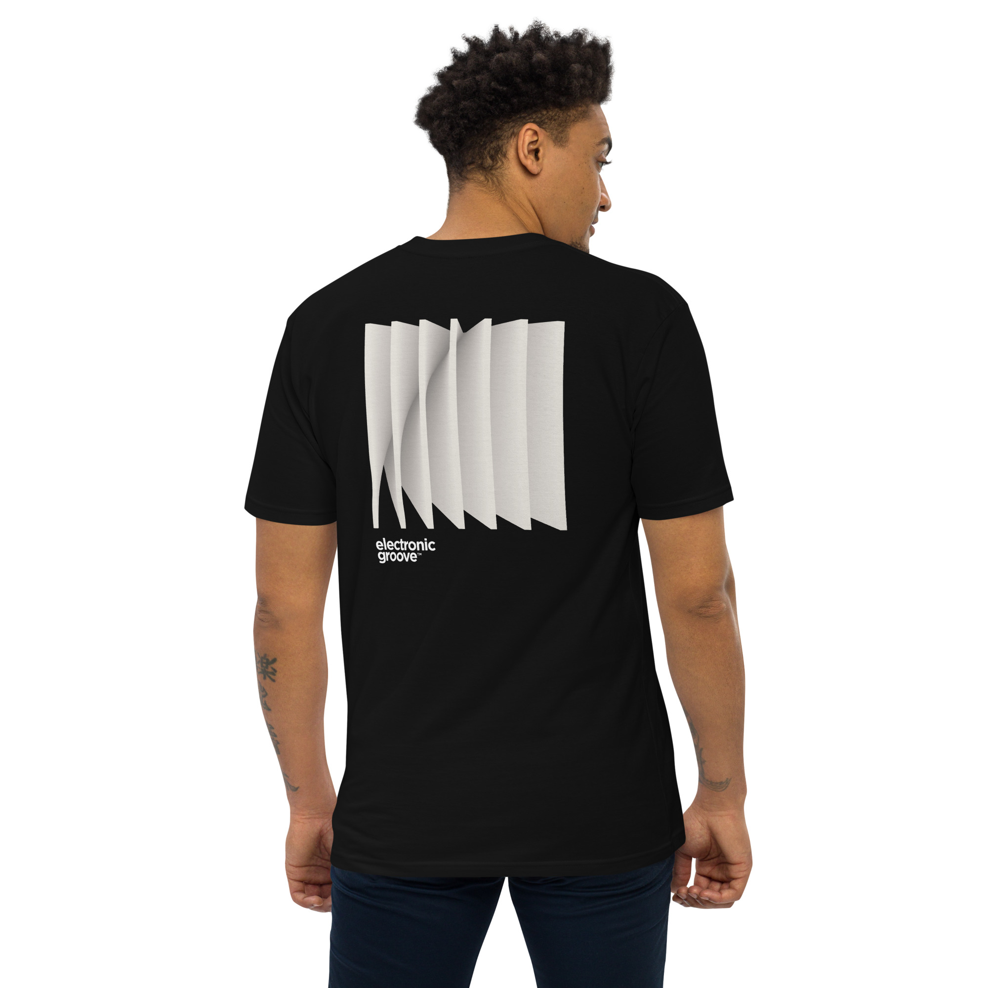 Layers 2 Men’s premium heavyweight tee - Image 3