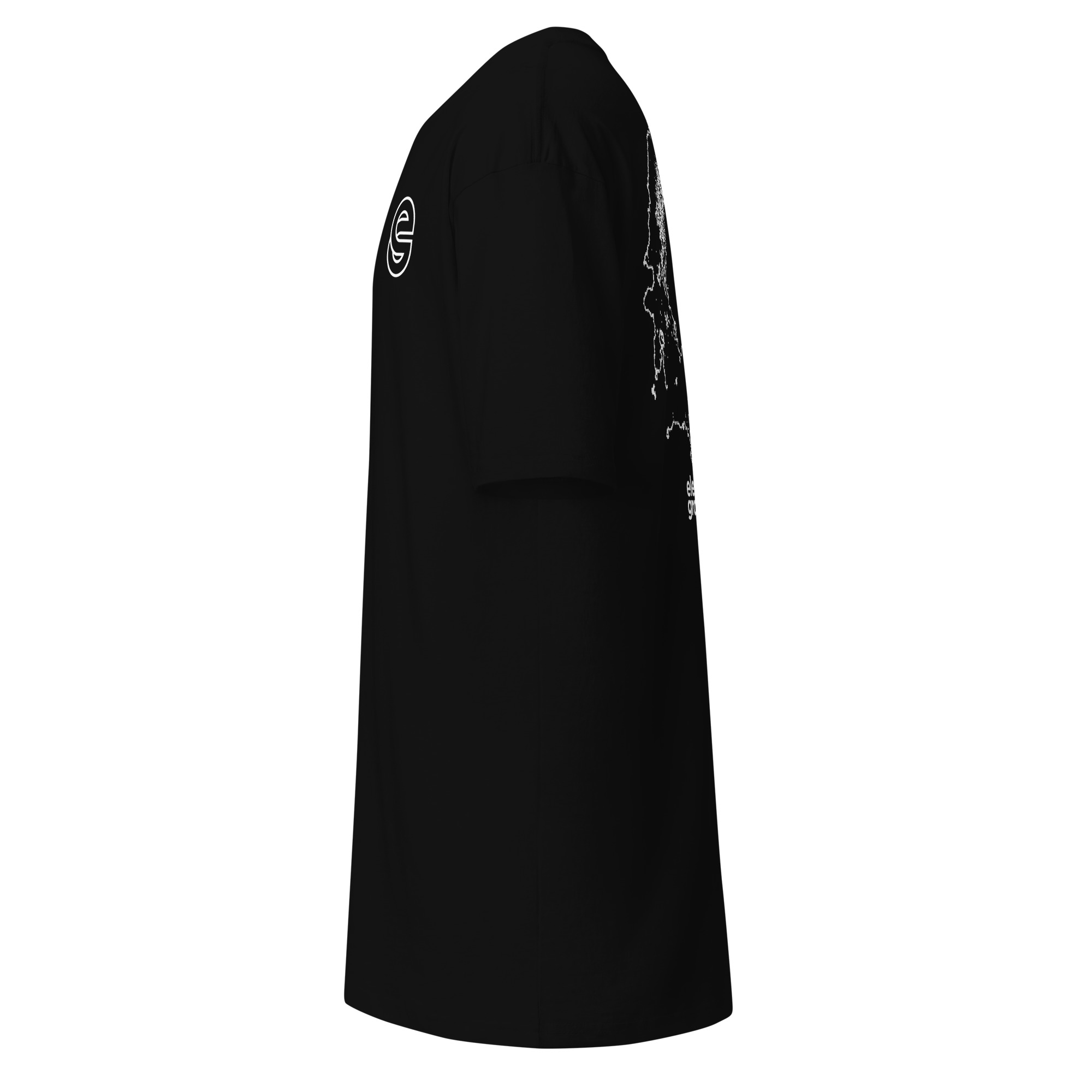 Bitmap Blop Men’s premium heavyweight tee - Image 3