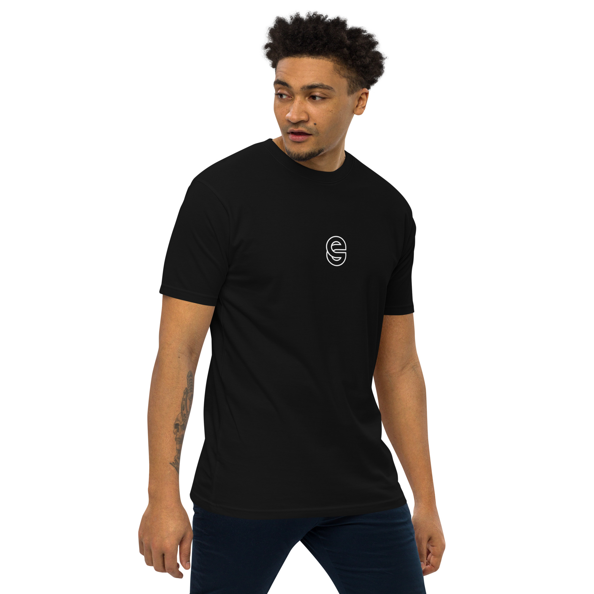 Layers 2 Men’s premium heavyweight tee - Image 4