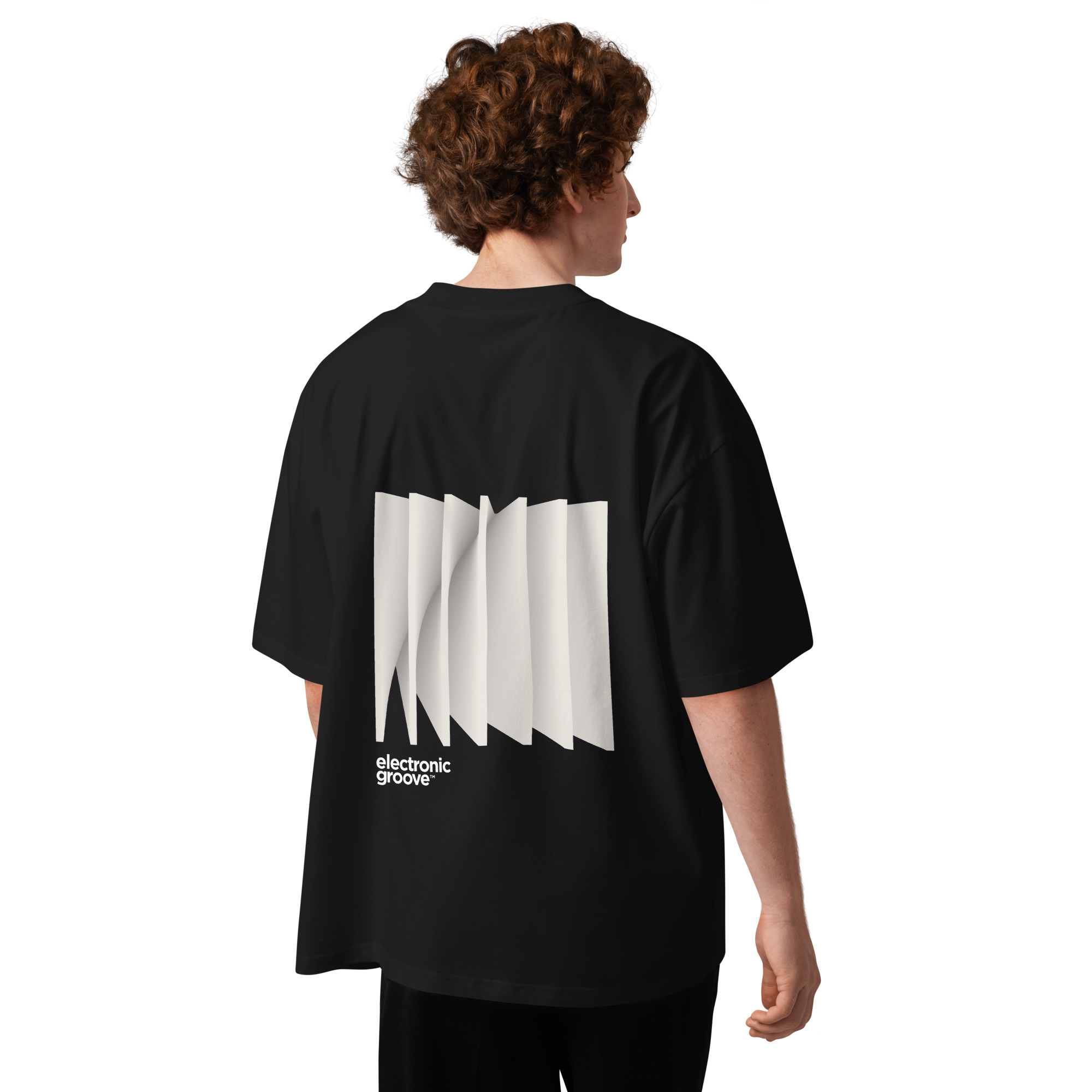 Layers 2 Unisex organic oversized high neck t-shirt - Image 8