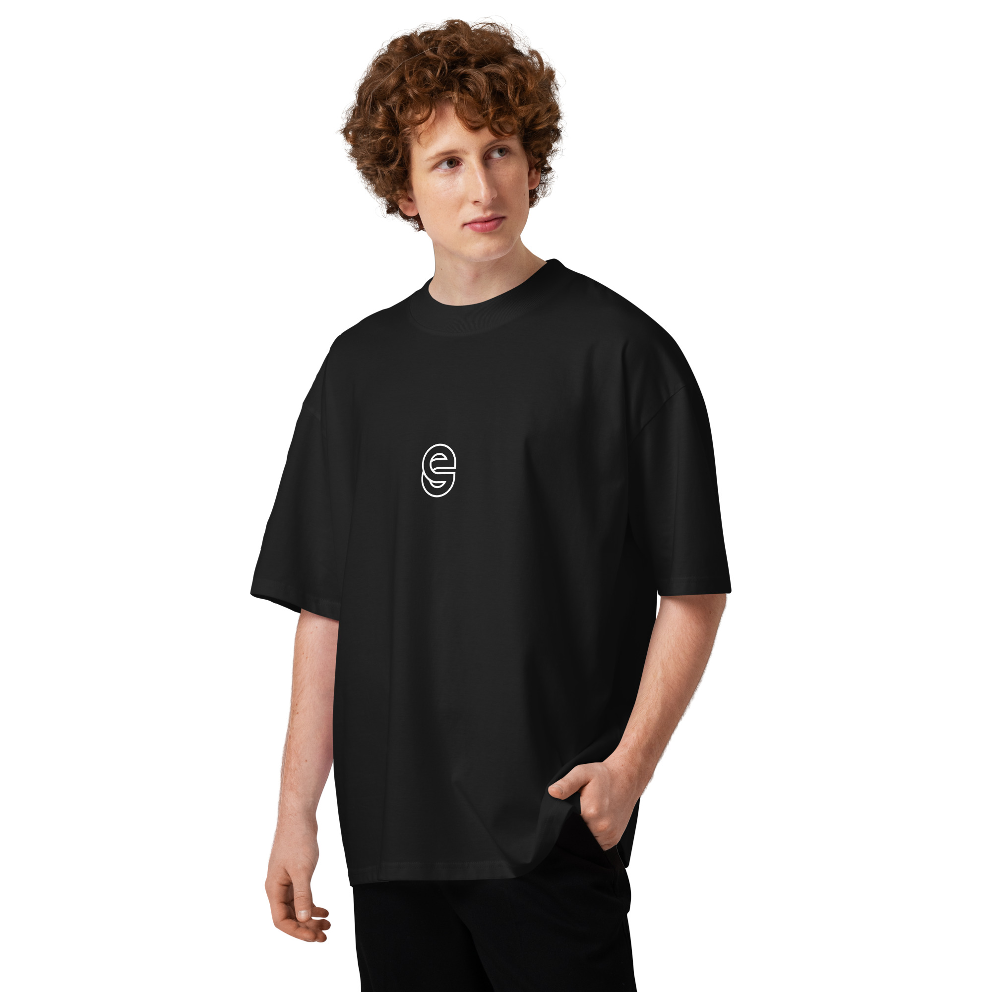 Layers 2 Unisex organic oversized high neck t-shirt - Image 9