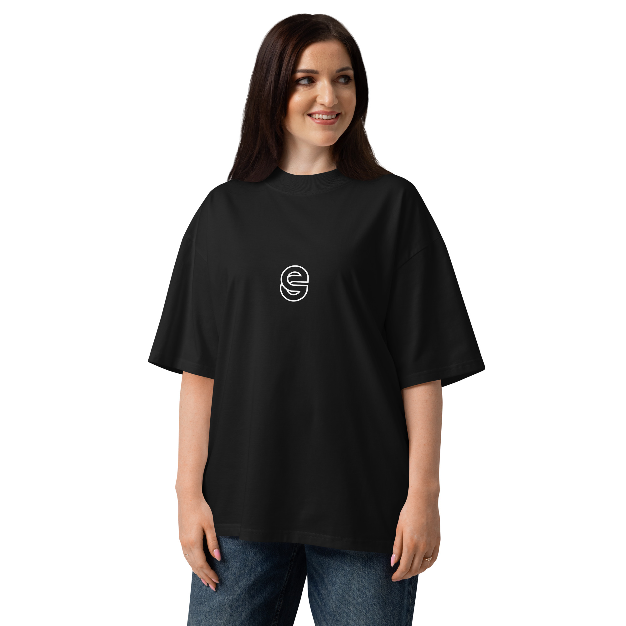 Layers 2 Unisex organic oversized high neck t-shirt - Image 6