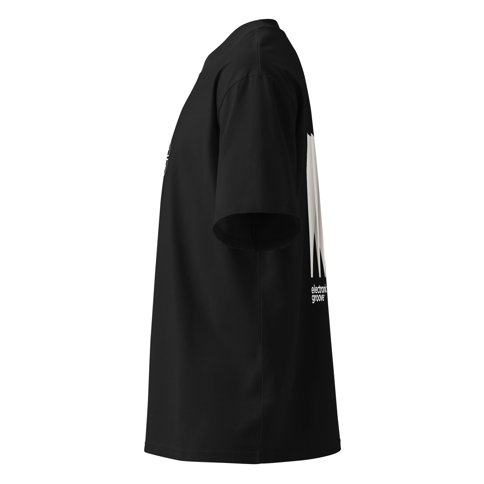 Layers 2 Unisex organic oversized high neck t-shirt - Image 3
