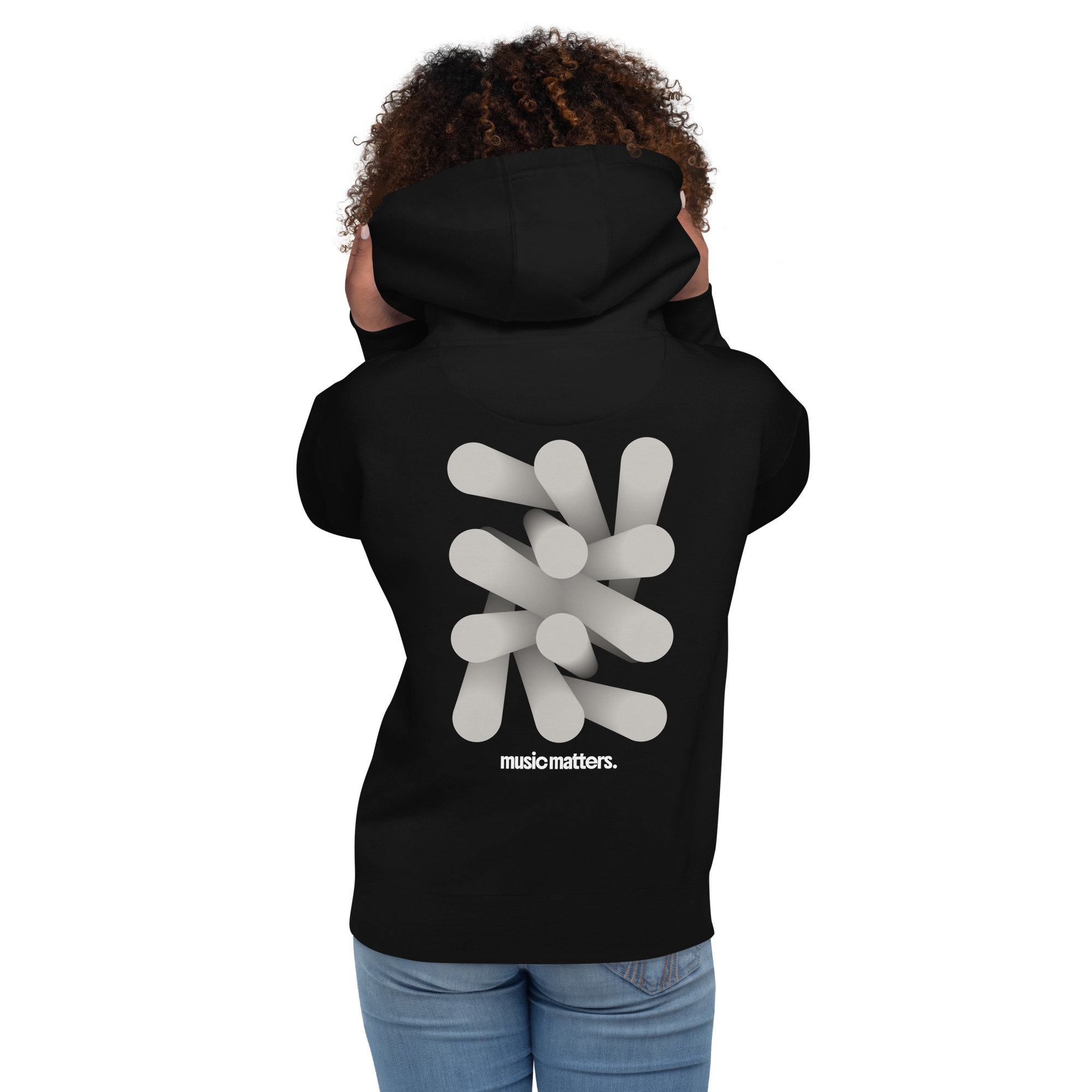 Pulse Cluster Unisex Hoodie - Image 6