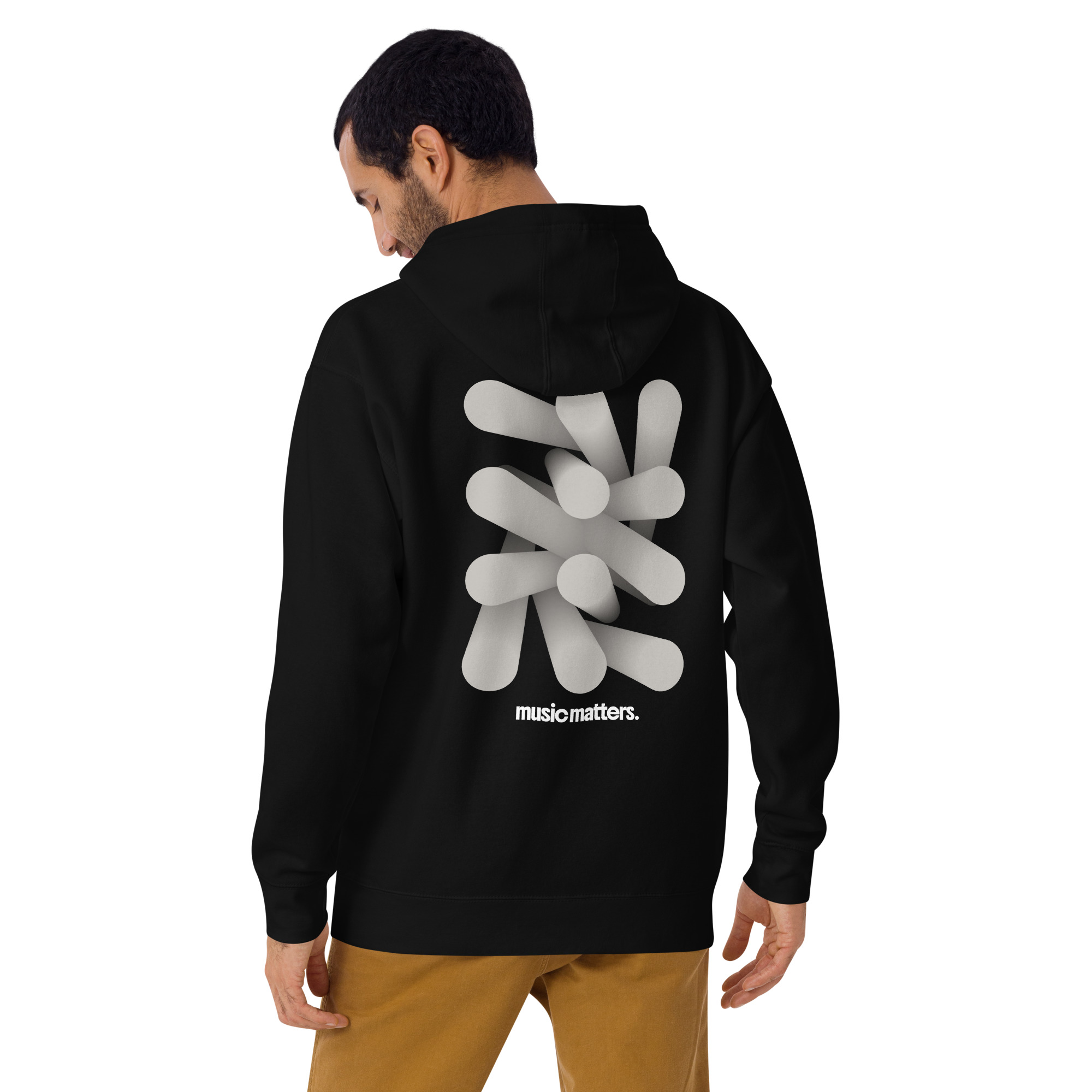 Pulse Cluster Unisex Hoodie - Image 8
