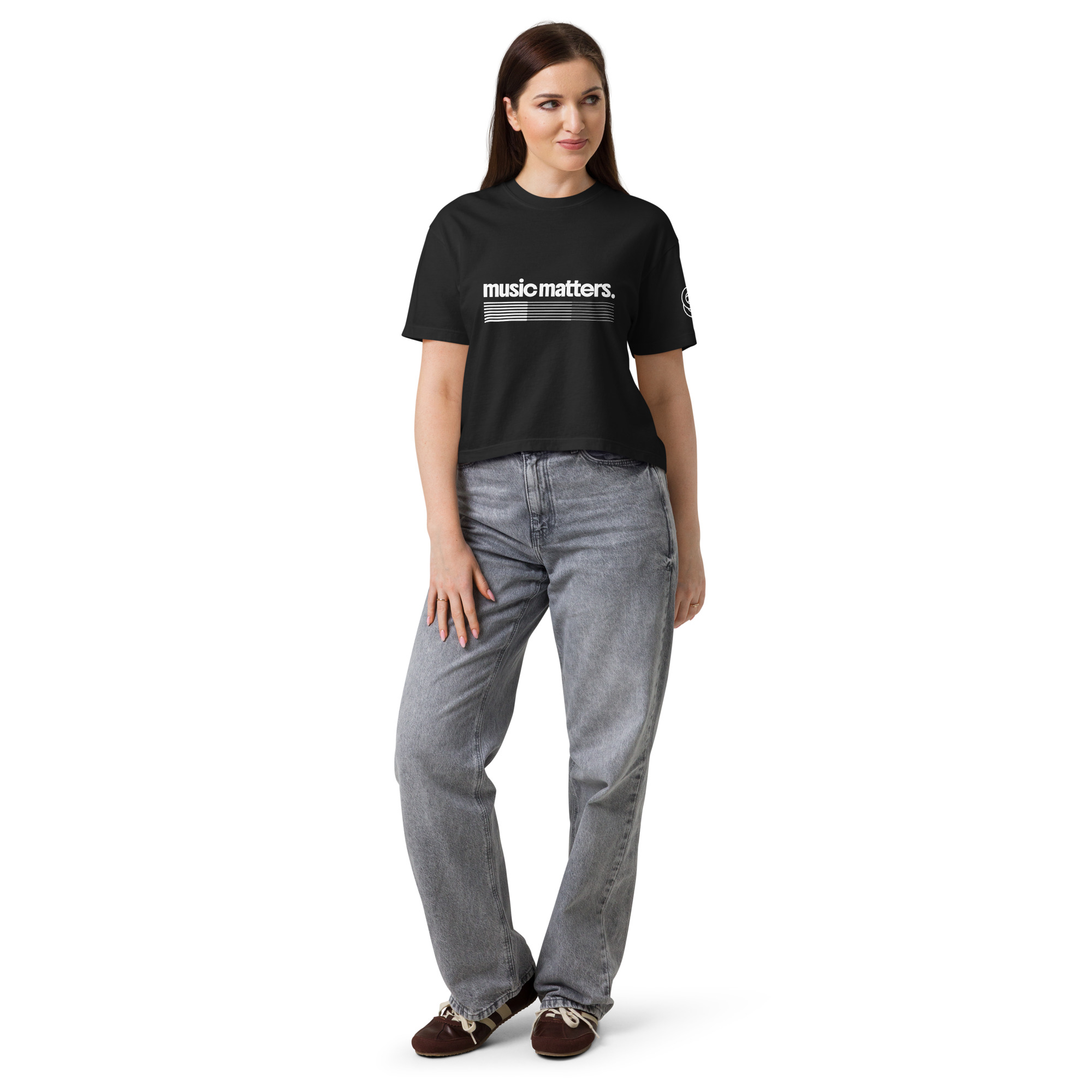 Music Matters Women’s heavyweight boxy tee - Image 6