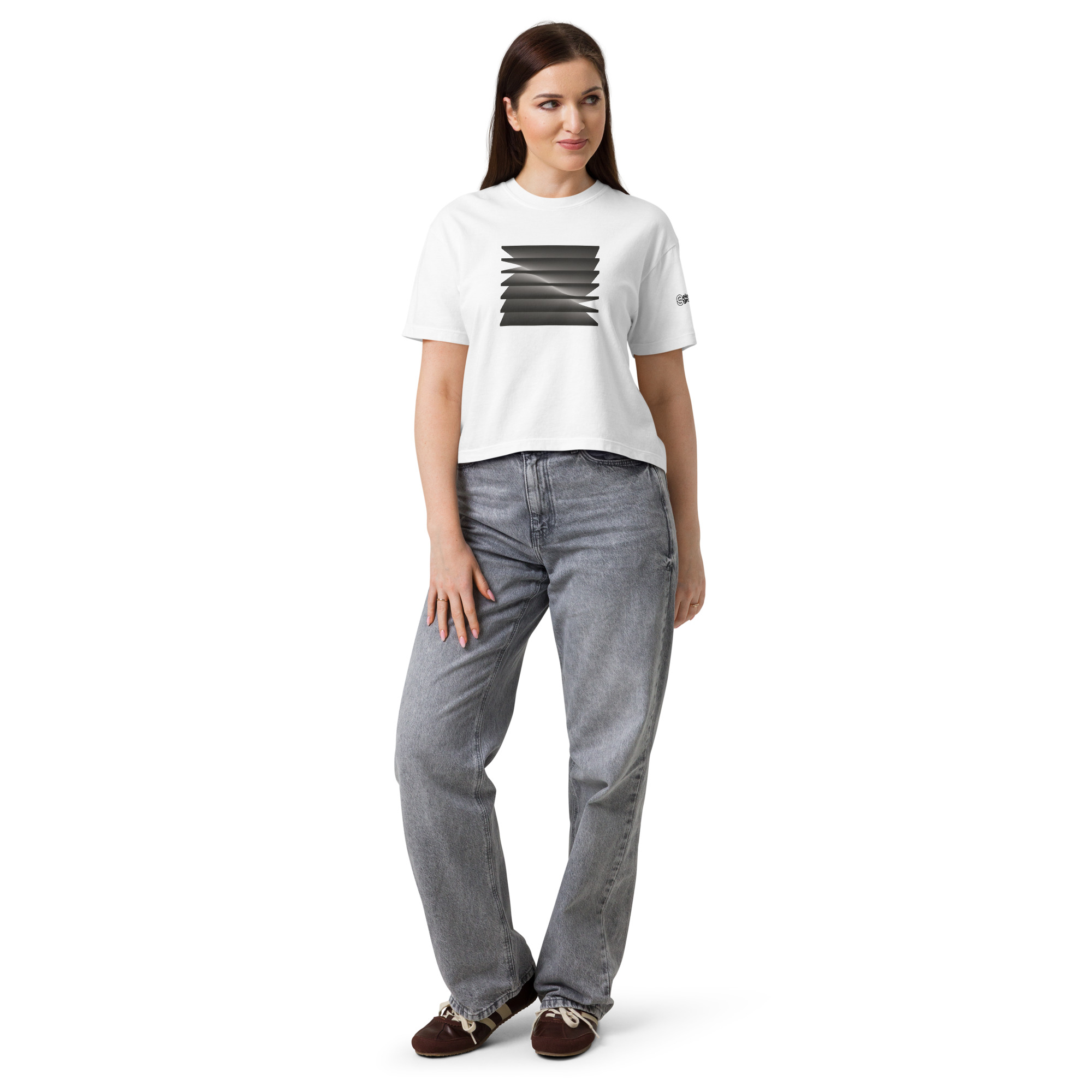 Layers 1 Women’s heavyweight boxy tee - Image 5